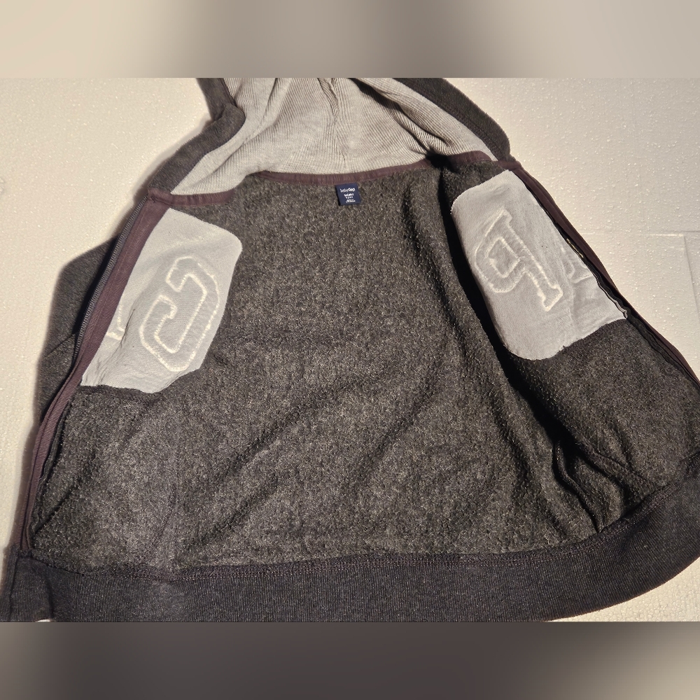 Gray GAP Zip Hoodie - Picture 3 of 7